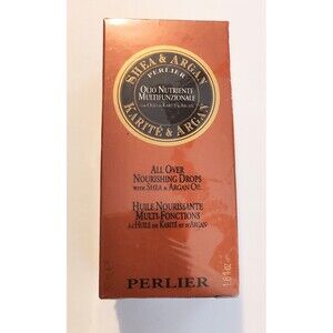 Shea & Argan All Over Nourishing Drops Perlier 1.6 FL Oz. SEALED NIB